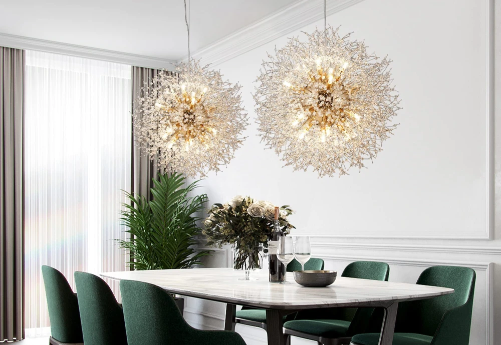 circle chandelier crystal