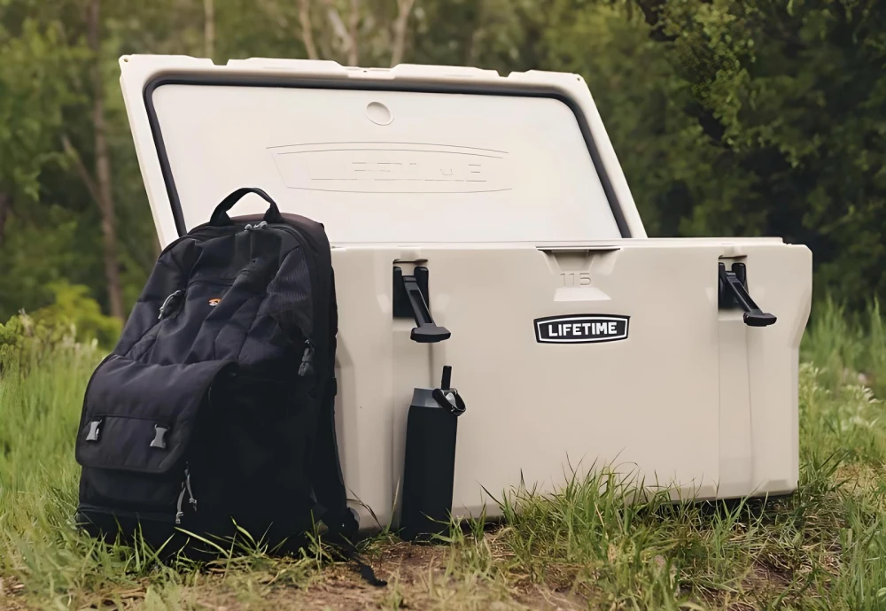 outdoor metal cooler box