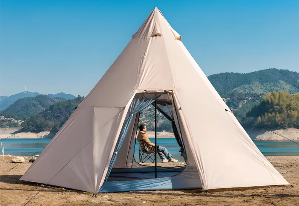 pyramid style tents