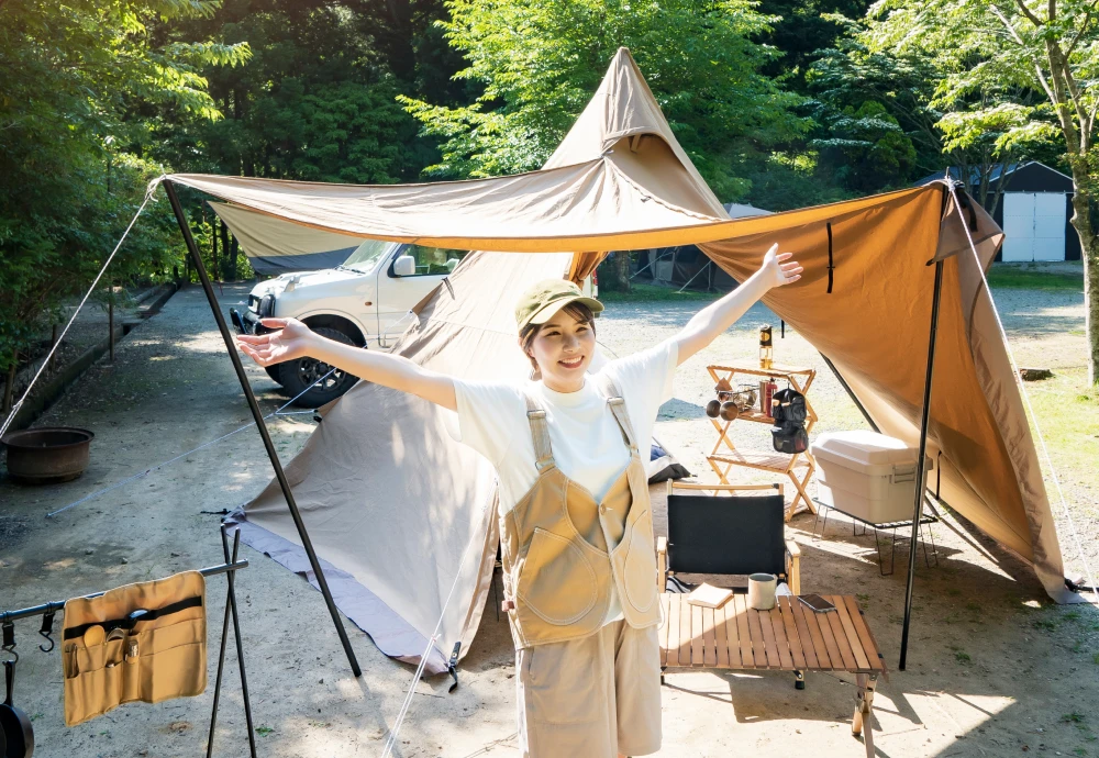 glamping teepee tent