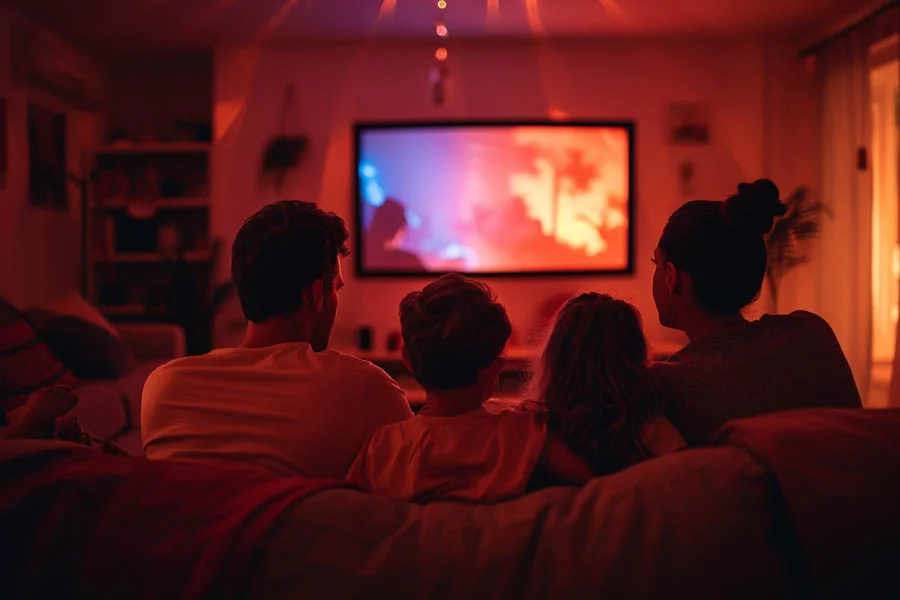 projector in apartment